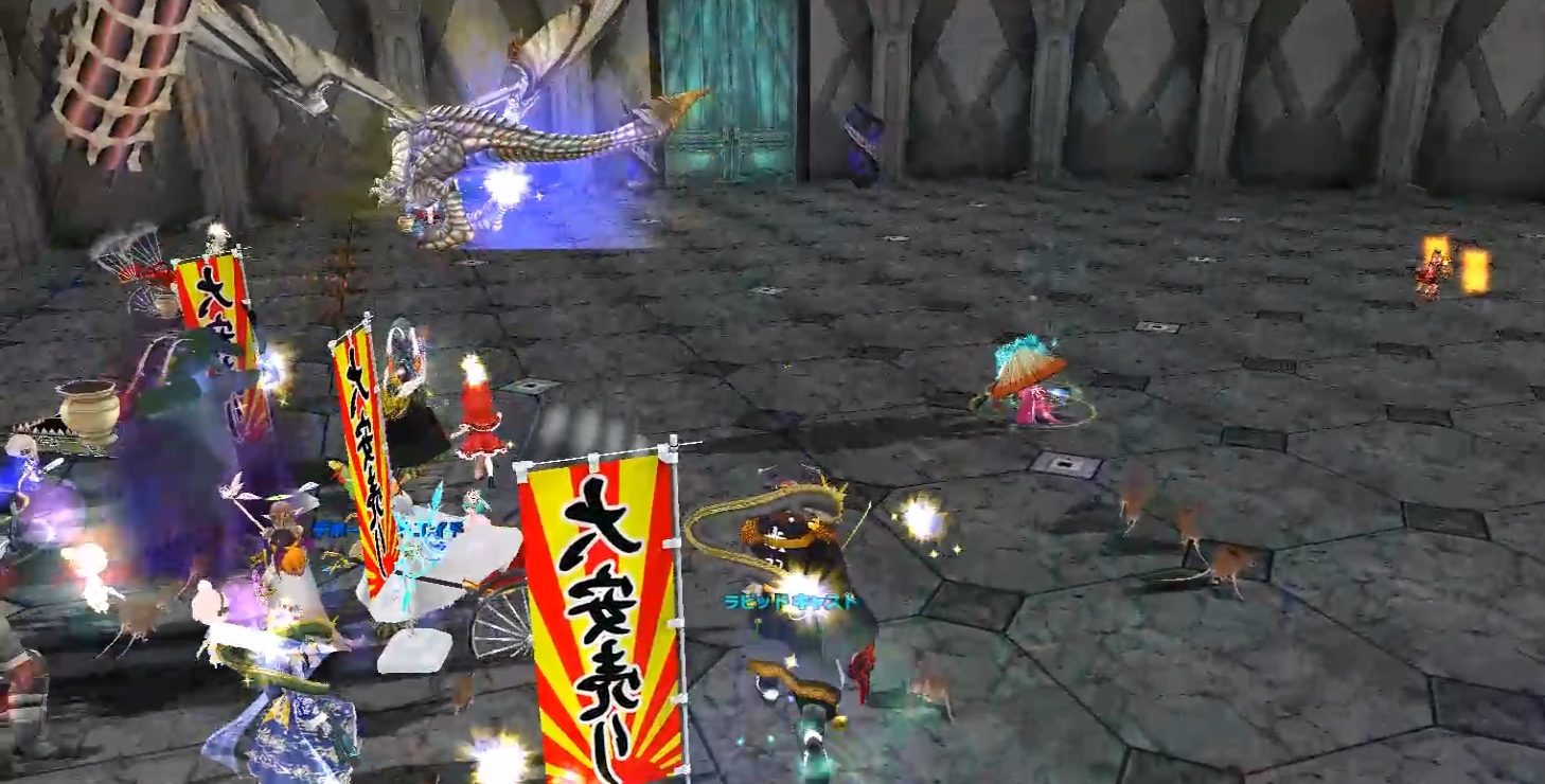 中層エリア 第3ボス メタルドラゴン